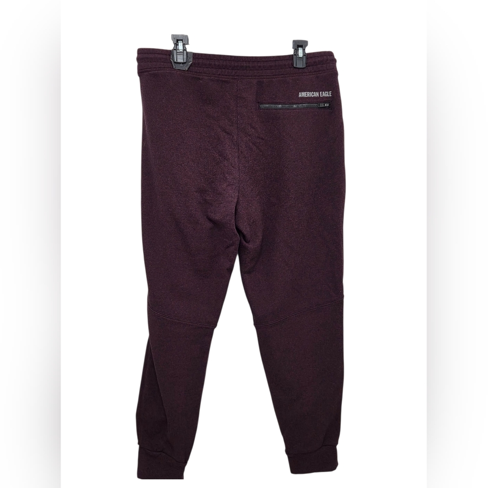 American Eagle Fleece Dark Plum Jogger Pants Mens  Active Loungewear Sz Large - Picture 2 of 16